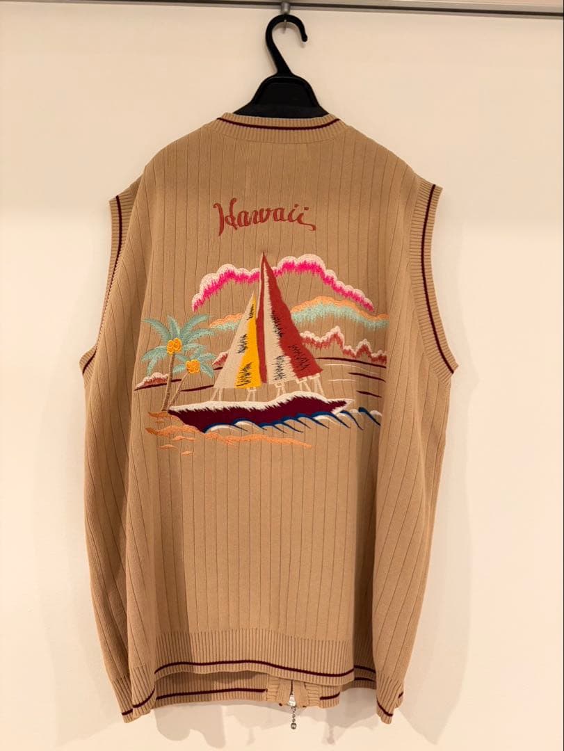 DAIRIKU “Hawaii“ Zip Up Knit Vest