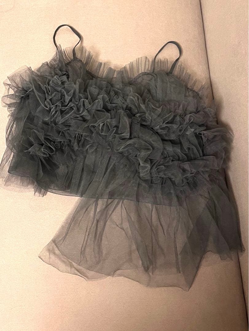 レアCHIKAKISADA チュールキャミソール - メルカリ