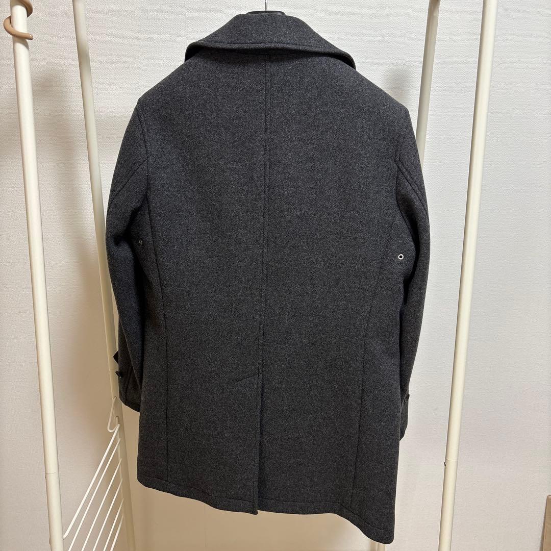 SHIPS ウールコート グレー super140's シップス SHIPS SUPER140