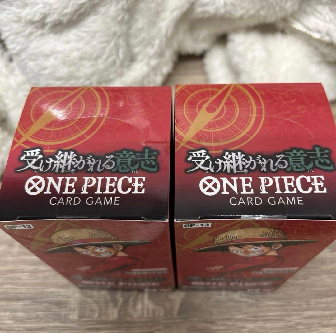 ワンピース box OP-13 受け継がれる意志 2BOX 未開封 テープ付き