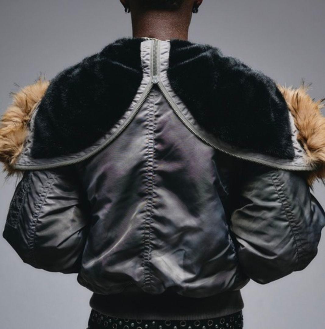 大人気】N2B ANDER HUNKアンダーハンク ファーフライトジャケットM