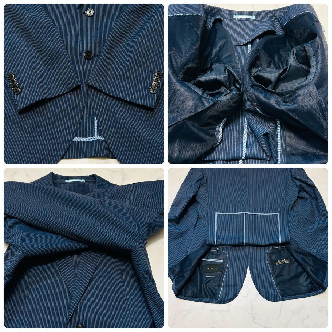 【美品 XL】m.f.editorial スーツ セット パンツ2本 洗える