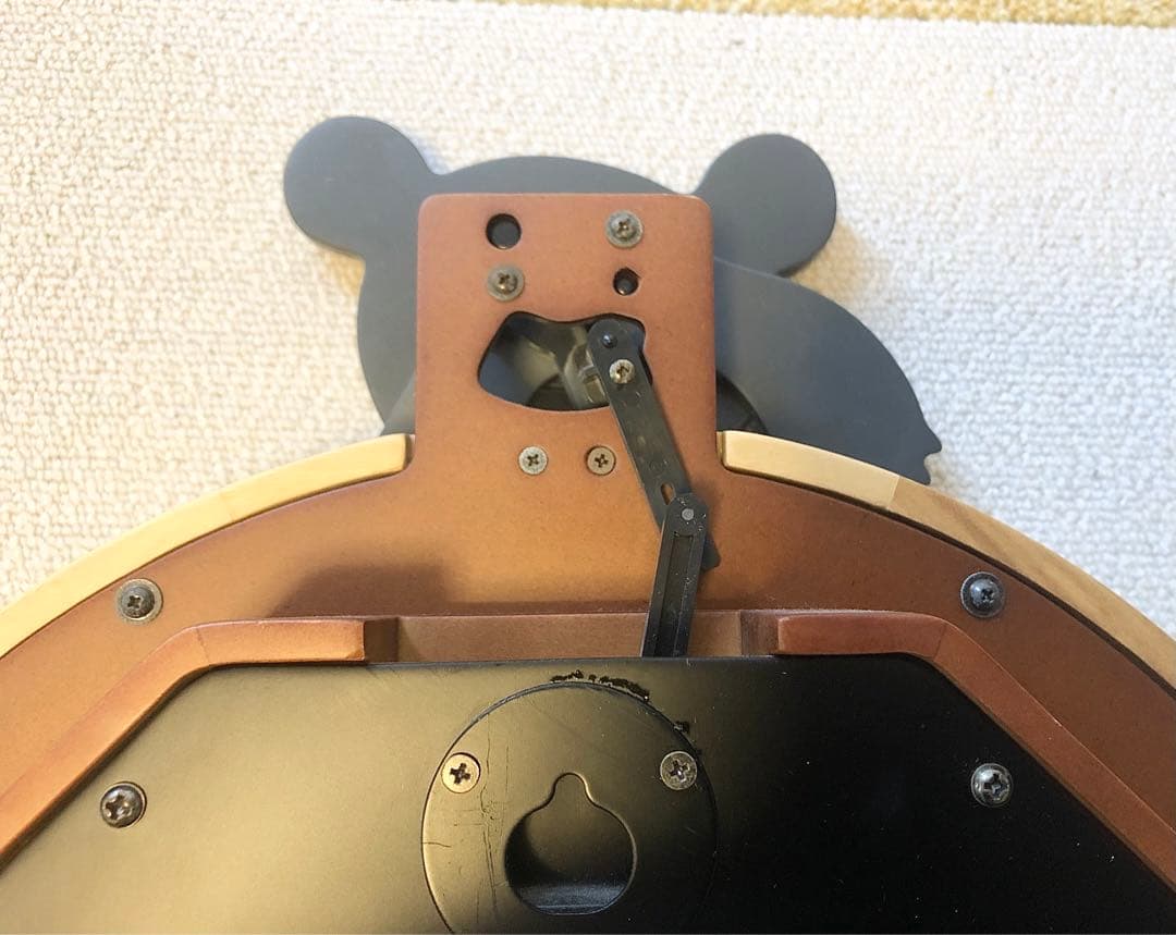 希少 美品】村上康成 ペロくまくんとヤマメ 掛け時計 CITIZEN - メルカリ