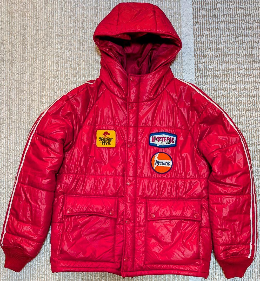 HYSTERIC GLAMOUR レーシング フーデッドブルゾン プリマロフト HYSTERIC GLAMOUR（ヒステリックグラマー）の「プリマロフトナイロン