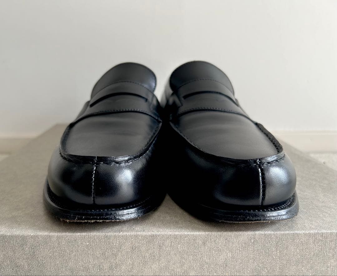 【美品】J.M.WESTON ローファー 180 ボックスカーフ 5E ブラック