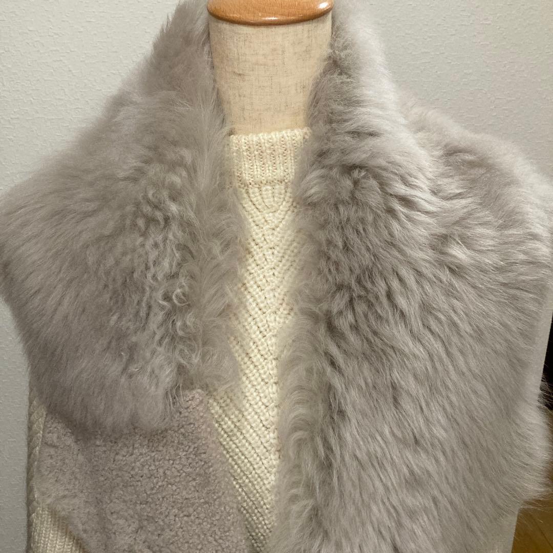 ムートン ショール CARL DONOCHUE