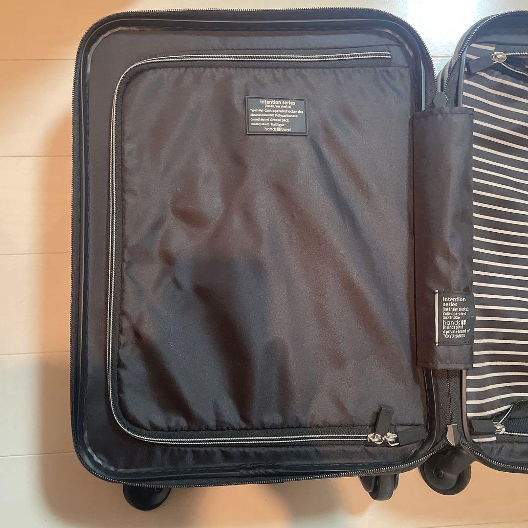 東急ハンズ】hands スーツ キャリー ケース トラベルバッグ 黒