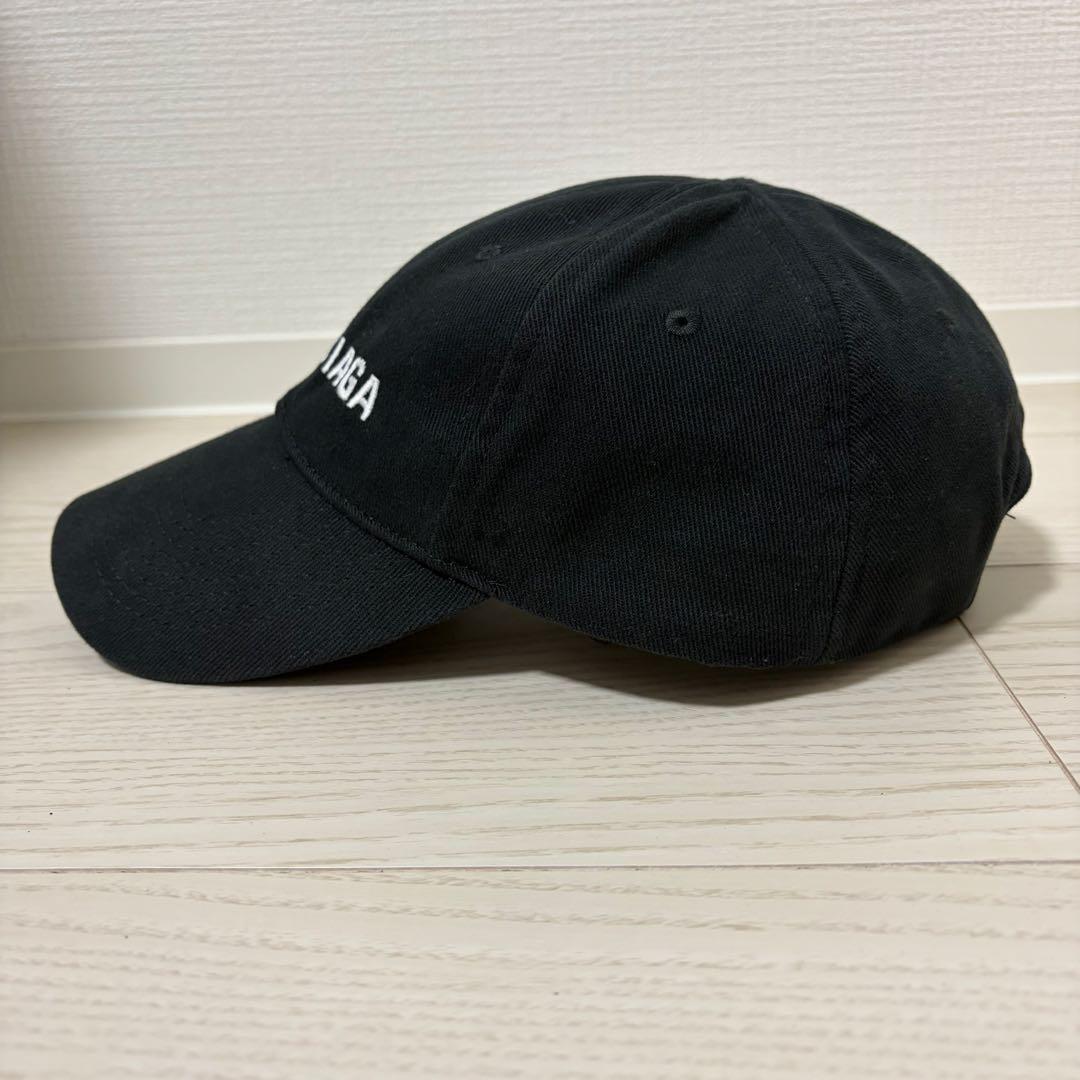 ✨極美品✨BALENCIAGA キャップ L59 新ロゴ マジックテープ 黒 - メルカリ