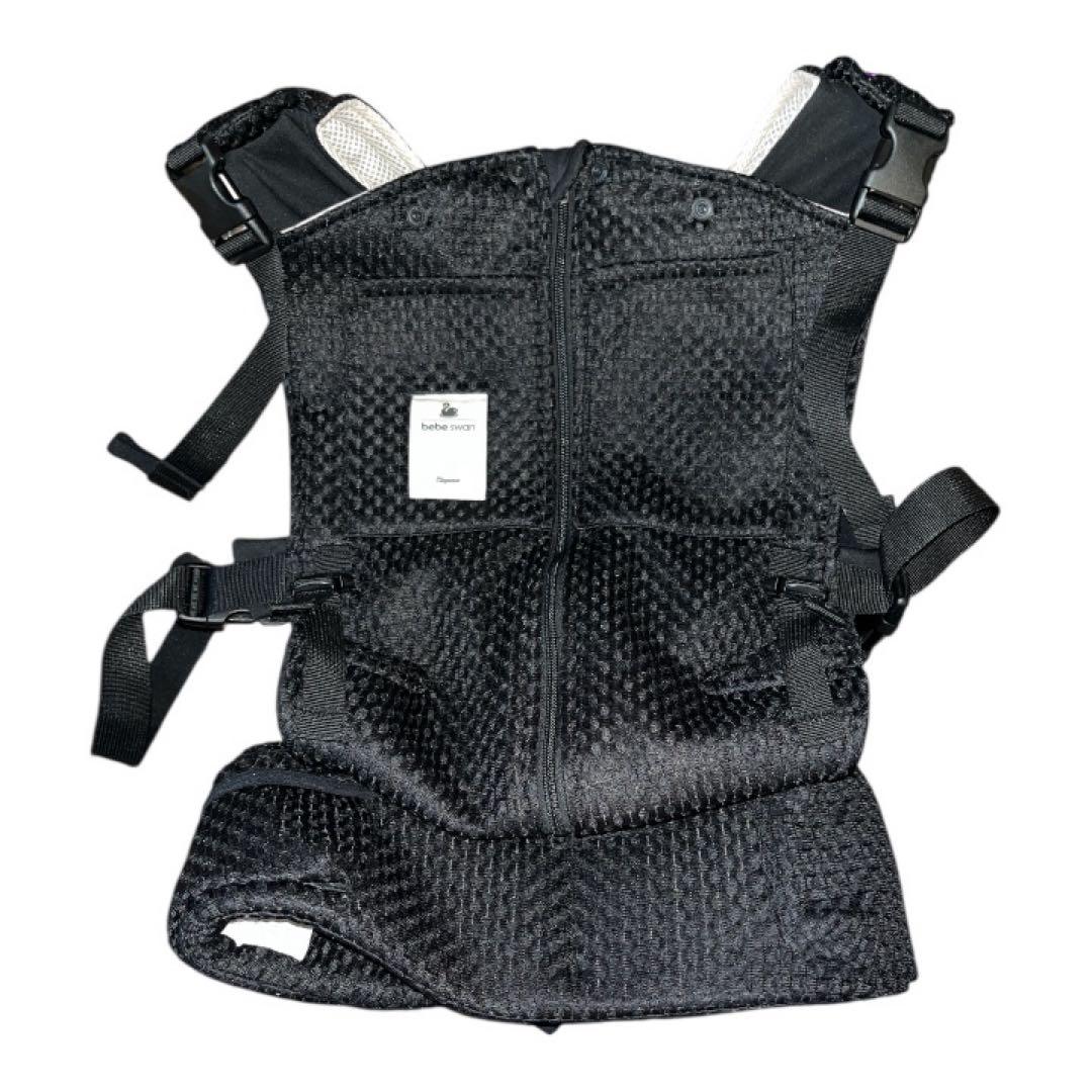 bebe swan 抱っこ紐　黒 bebe swan 抱っこひも Elegance ブラック - メルカリ