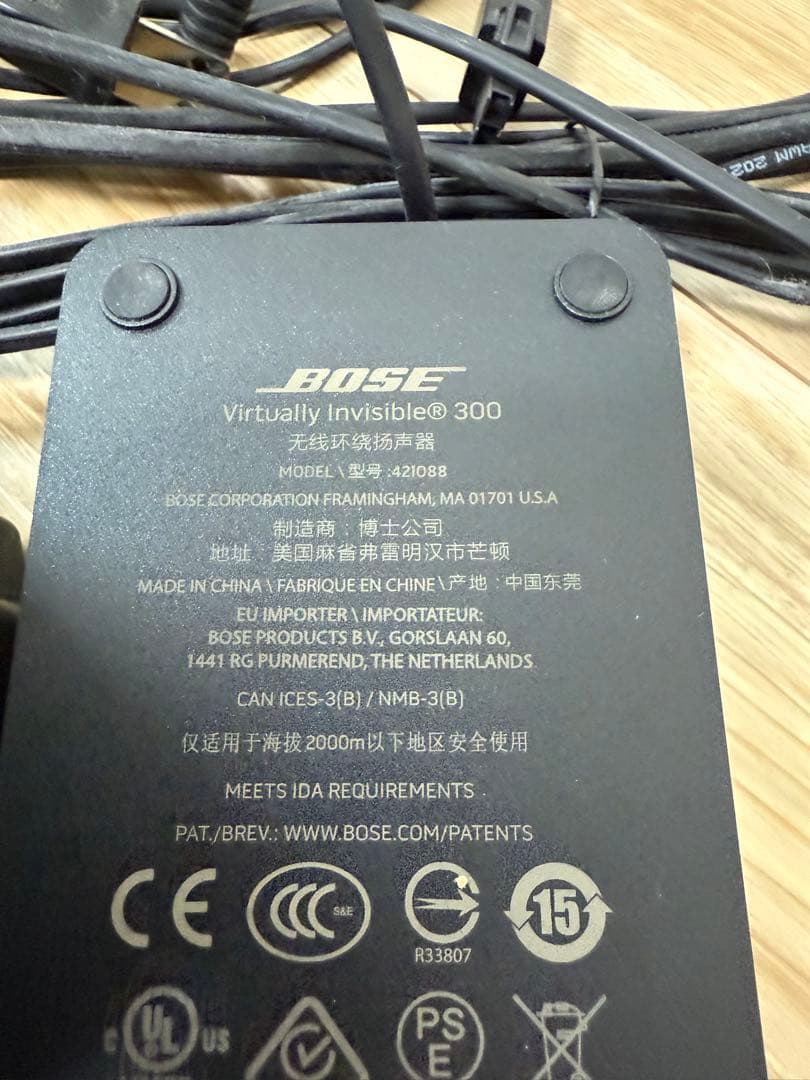 Bose Virtually Invisible 300 ワイヤレススピーカー - メルカリ