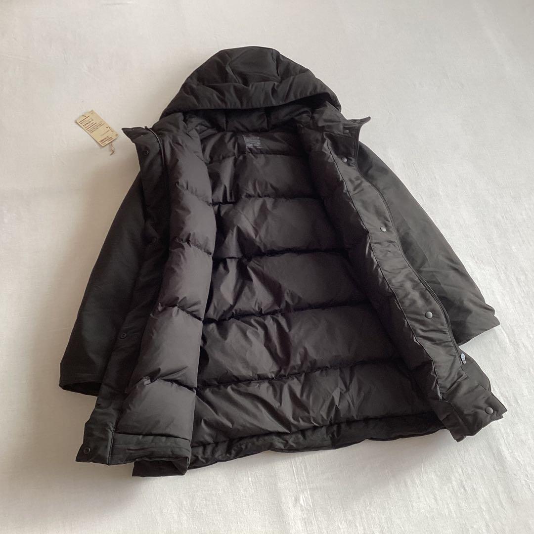 無印良品 撥水ダウン ミドルコート 婦人 L 黒 MUJI - メルカリ