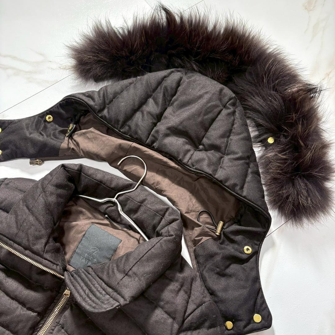 美品】タトラス プリムラ ダウンジャケット Rライン ゴールド金具 03 L