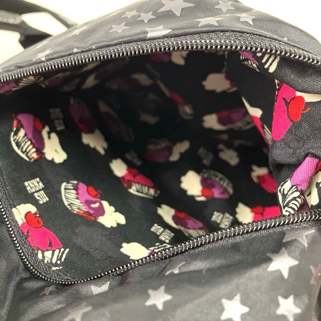 大人気☆ANNA SUI☆アナスイ☆トートバッグ☆2way☆星柄☆ナイロン