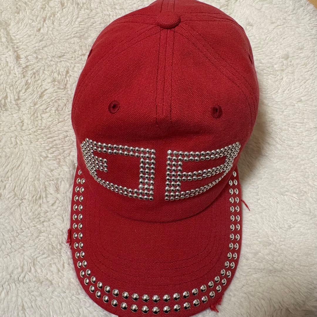 BEEDEN BD STUDS DAMAGE CAP RED - メルカリ
