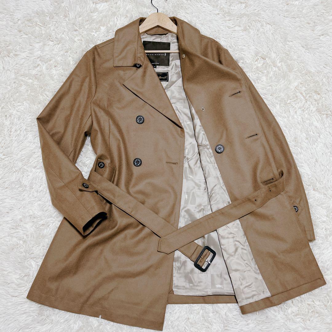 美品✨Macintosh London ロロピアーナ　　ダブルトレンチコート MACKINTOSH（マッキントッシュ）ロロピアーナ生地使用のウールトレンチ
