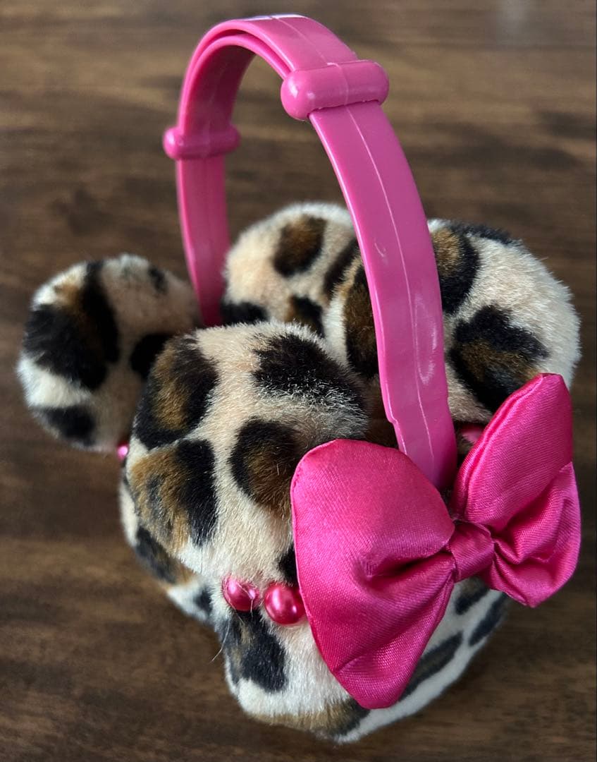 【レア】ディズニー　耳当て　ヒョウ柄　ミニー ディズニー イヤーマフ 耳あて ミニー ヒョウ柄｜Yahoo!フリマ（旧