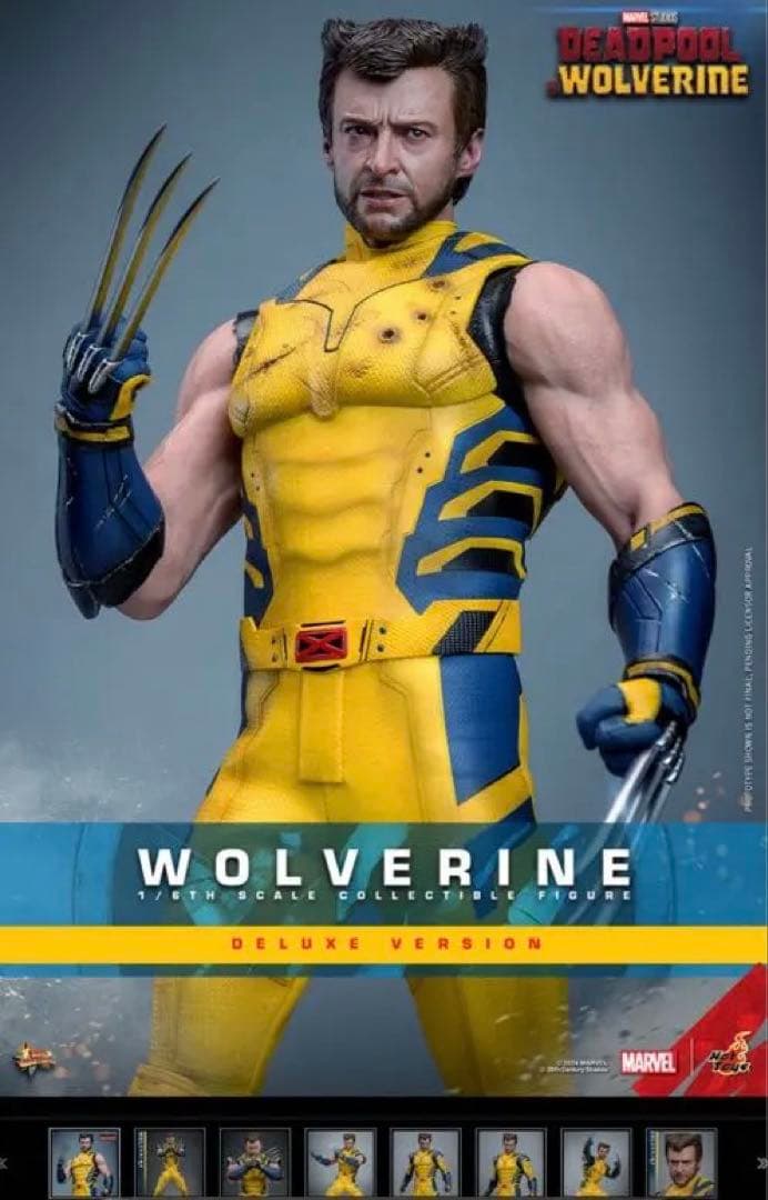 ホットトイズ ウルヴァリン ボーナスアクセサリー付 ホットトイズ 1/6 『デッドプール＆ウルヴァリン』 ウルヴァリン