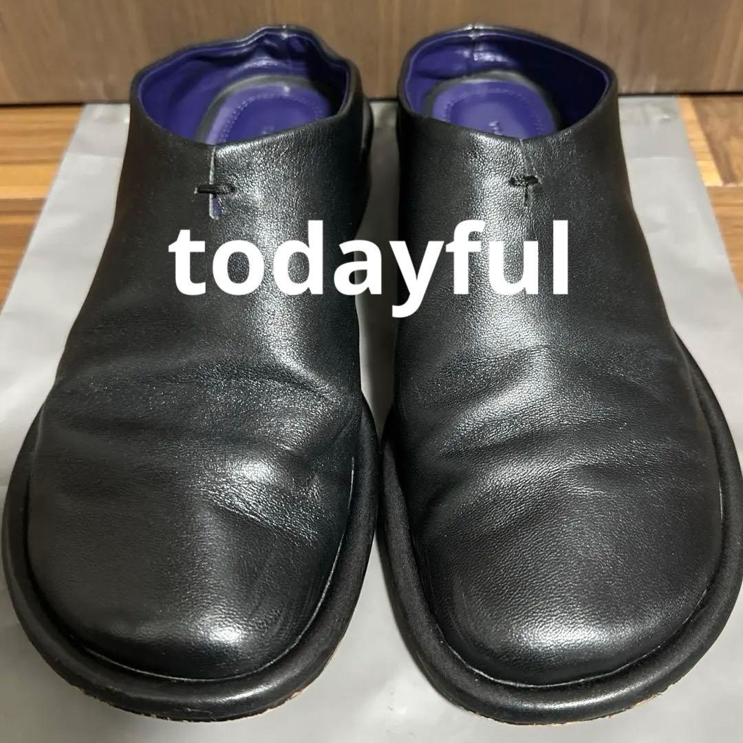 TODAYFUL slide leather shoes サイズ38 - メルカリ