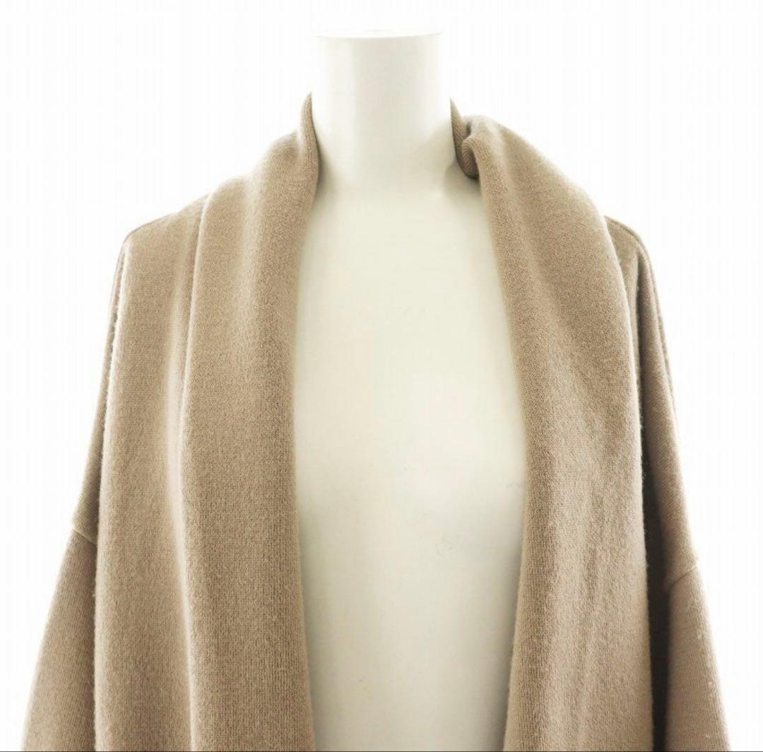 美品】ドゥーズィエムクラス MUSE スムースニットガウンコート