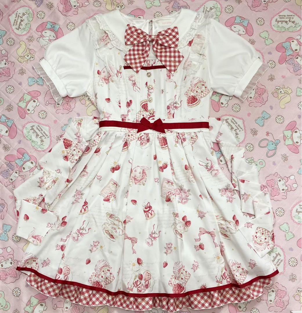 ☆美品☆ LIZ LISA ストロベリーティーパーティワンピース ☆ - メルカリ