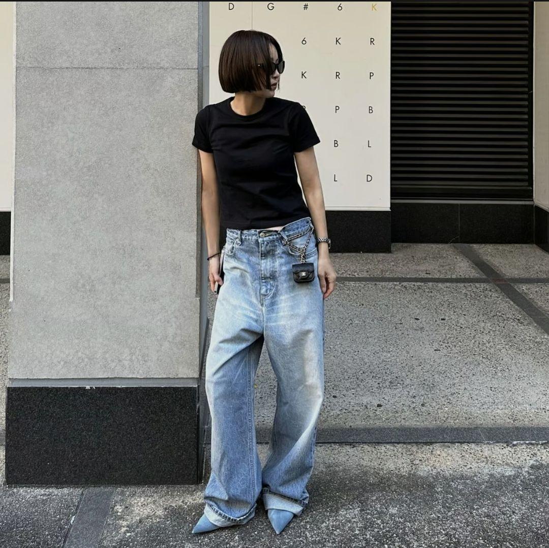 オクスンデニム ok.soon original wide denim サイズ1 - メルカリ