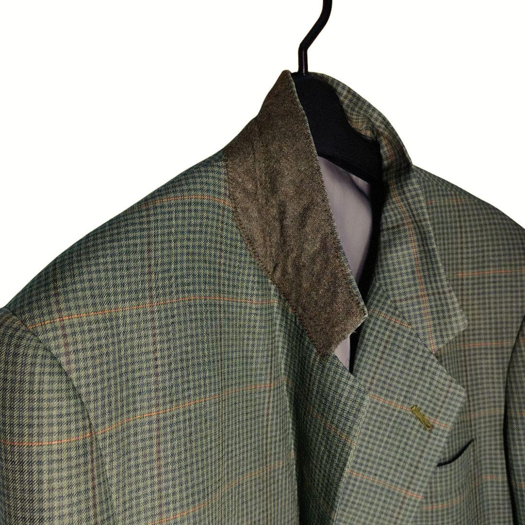 ☆ Christian Dior 背抜き チェック柄 テーラードジャケット ☆ - メルカリ