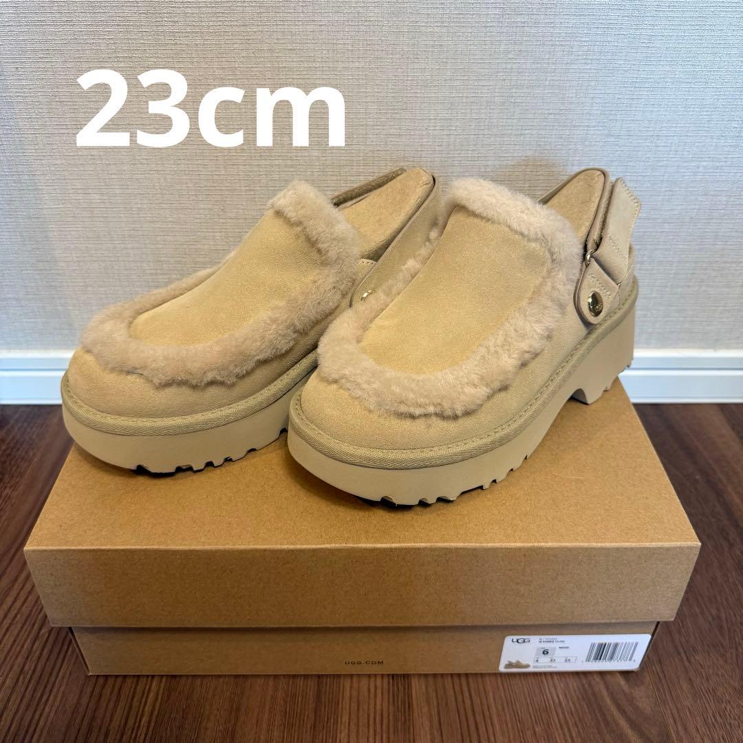 新品 lily brown ✖️UGG コラボ ベージュ W Esmee Clog - メルカリ