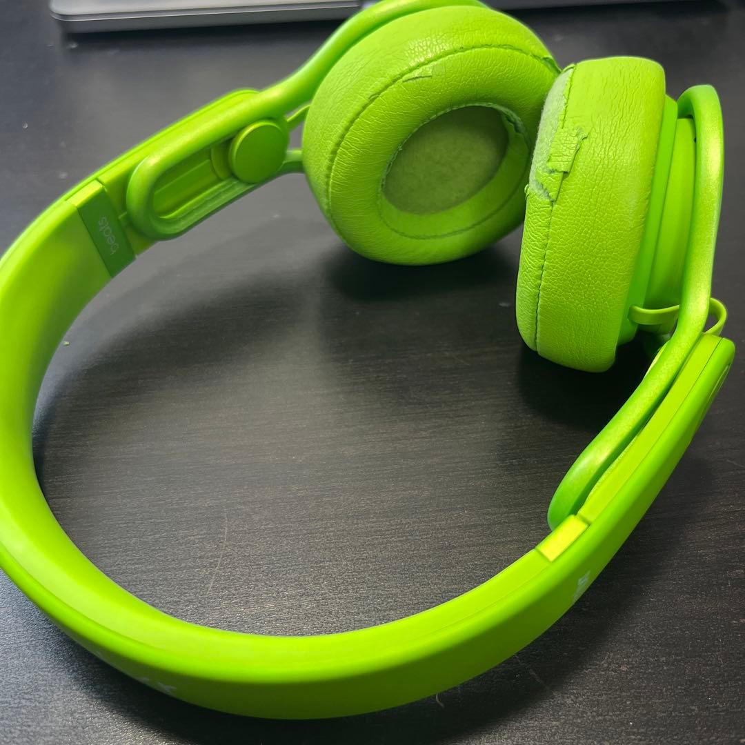 beats mixr ヘッドホン 黄緑 - メルカリ