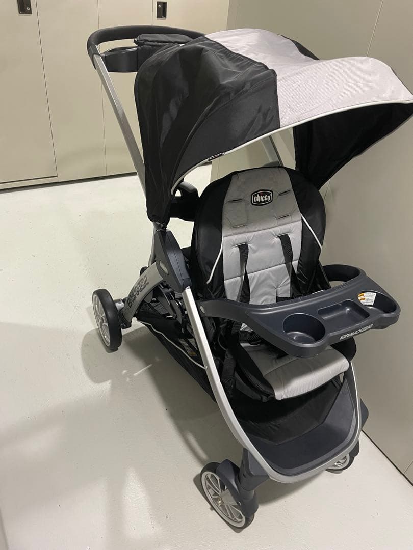 Chicco Bravo for 2 二人乗ベビーカーグレー/ブラック 楽天市場】【お取り寄せ】キッコ ブラボー For2 ストローラー 2人乗り