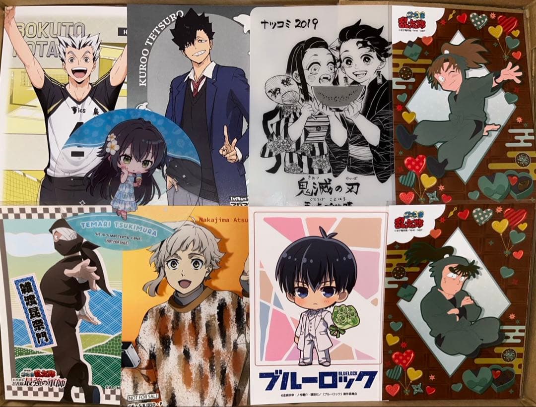 アニメ キャラクター 紙類 紙雑貨 薄物 特典 色紙 6キロ 大量 まとめ
