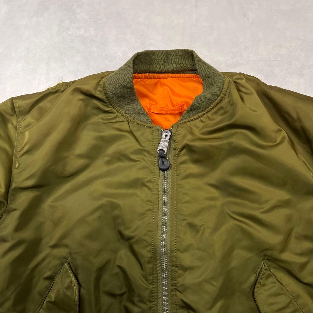 90s アルファインダストリーズ MA-1 usa カーキオリーブ 80s L - メルカリ
