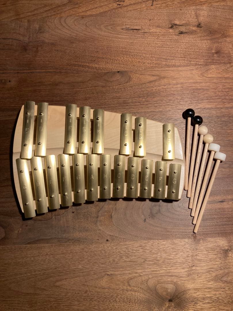 多機能 生産終了品ヤマハ YAMAHA 卓上 木琴 30音 マレット付 NO185①