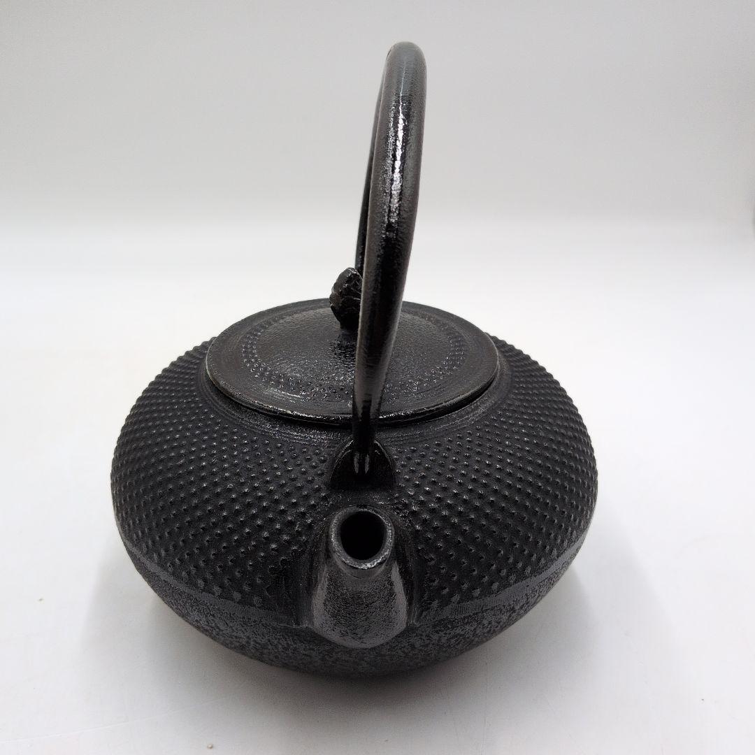 bM159T 南部鉄器 南部鉄瓶 鍋元 算玉アラレ 1.5L 鉄瓶