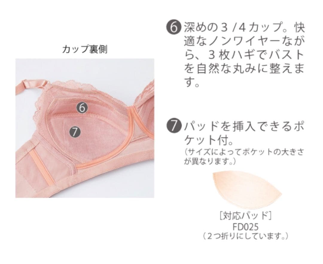 【未来の自分をもっと好きになる為に】MIRAIブラジャー＊C80＊お好きなカラー