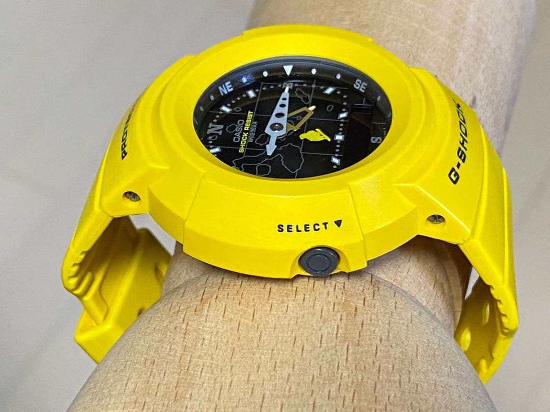 G-SHOCK/ガラパゴス/AW-500/スクリューバック/イエロー/美品/レア