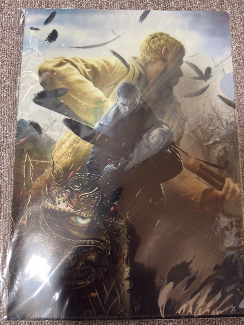 バイオハザードヴィレッジ　オリジナルクリアファイル バイオハザード ヴィレッジ】作中に登場するアイテムをモチーフにした