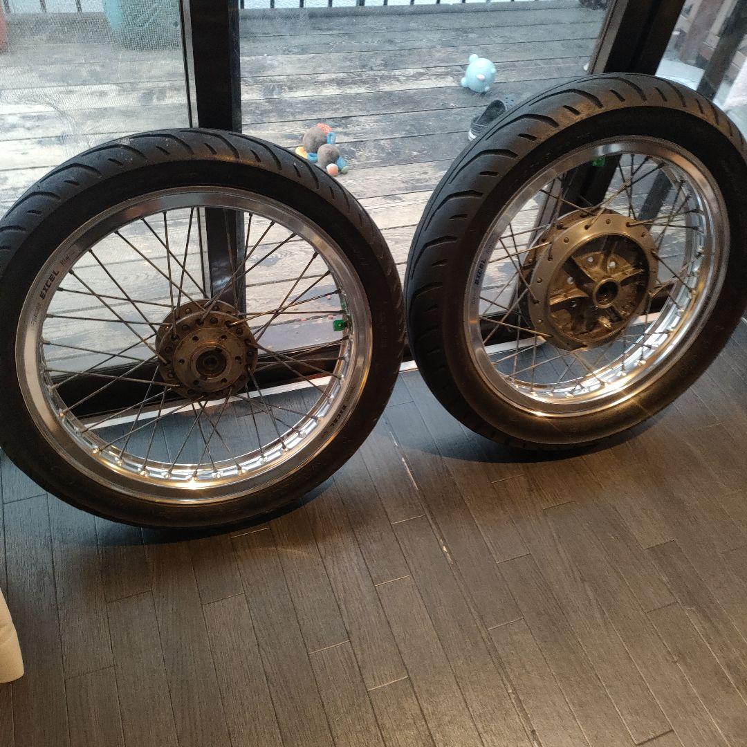 エクセルHリム☆ワイドリム☆GSX400Eザリ☆ゴキ☆サンパチ☆GS400