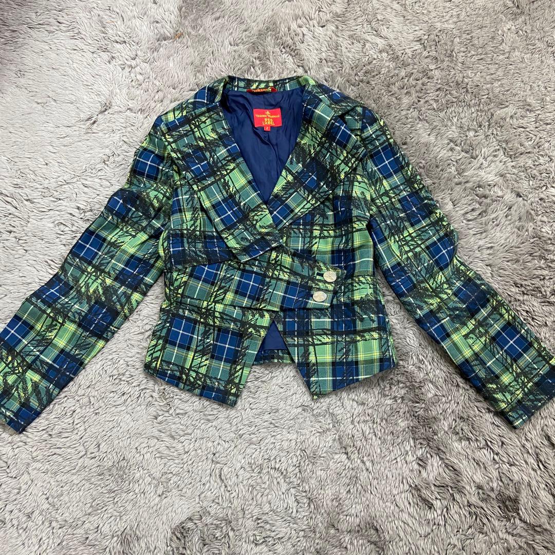 美品⭐️ヴィヴィアンウエストウッド⭐️タータンチェック グリーン 緑