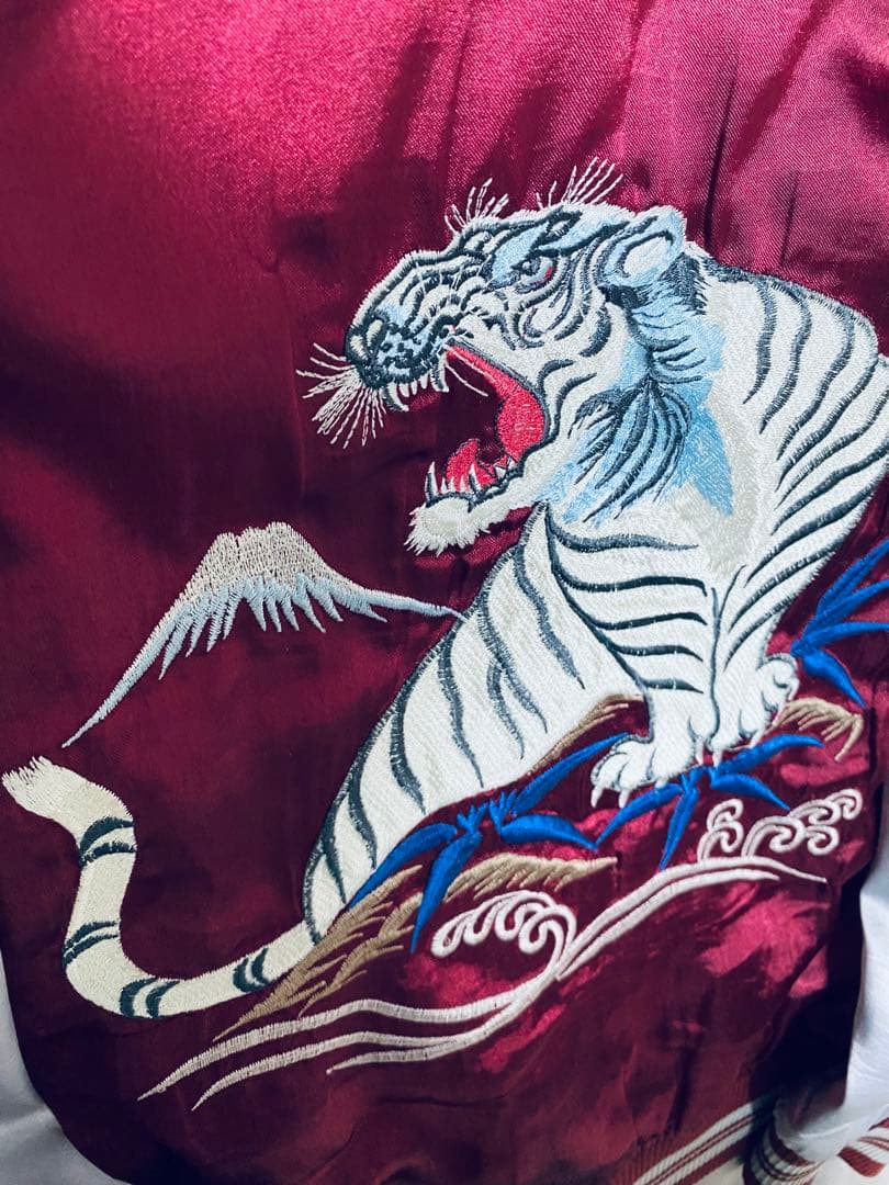 Humber 日本限定 2面用 虎龍 サテン unisex vintage - メルカリ