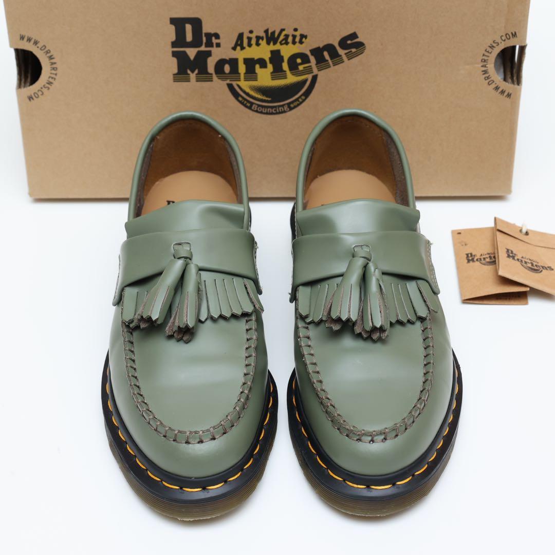 ドクターマーチン ADRIAN YS カーキグリーン 希少色 タッセル