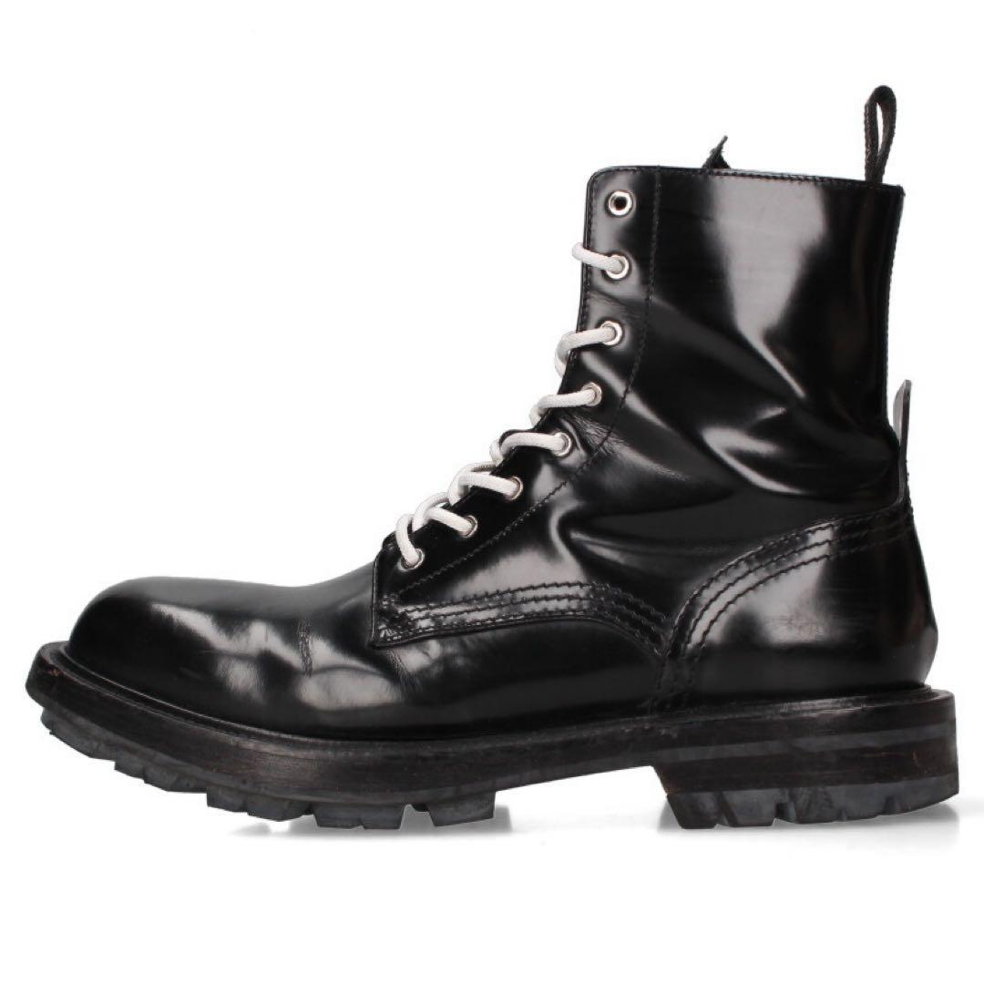 Alexander McQUEENレースアップブーツ ALEXANDER McQUEEN(アレキサンダーマックイーン) レースアップ レザー