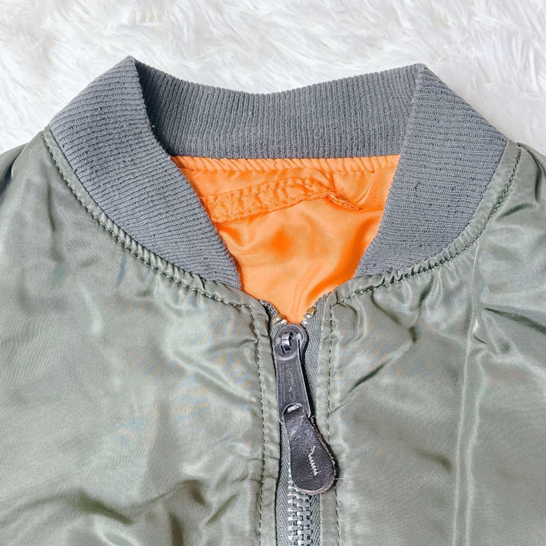 アルファ MA-1 カーキ M 80s IDEAL USA製 短丈 y2k - メルカリ