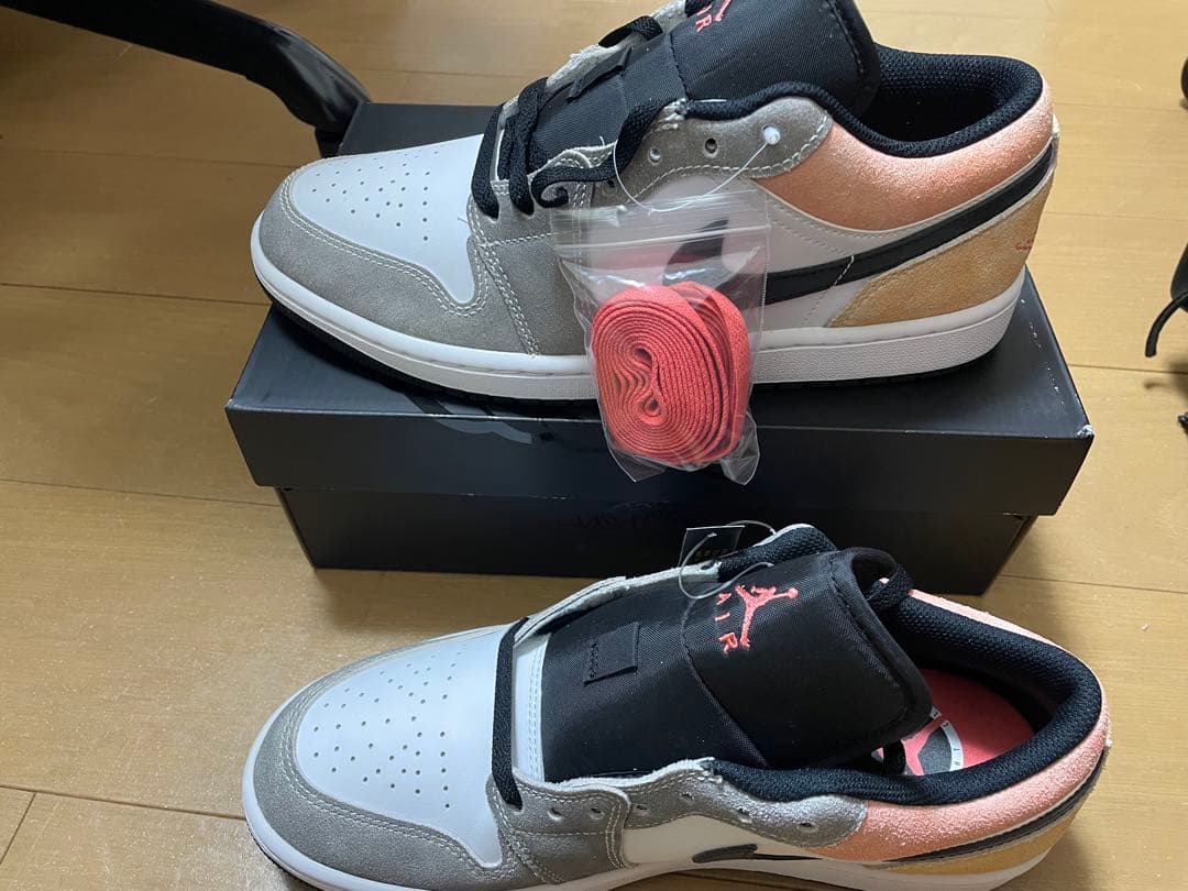 ナイキ エアジョーダン1ロー スエードマルチカラー 26.5cm