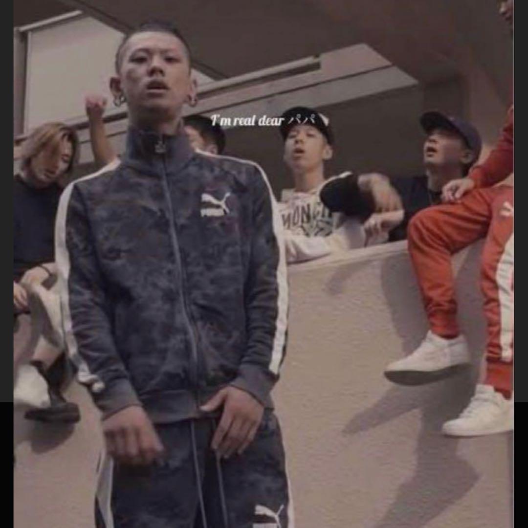 希少 プーマ T7 DADA着用モデル セットアップ カモフラ 迷彩 XLサイズ