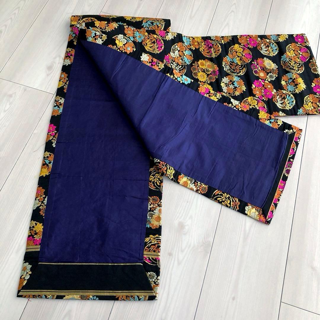 子供用のアンティーク帯　七五三 大正ロマン　正絹　上質　No.9-70