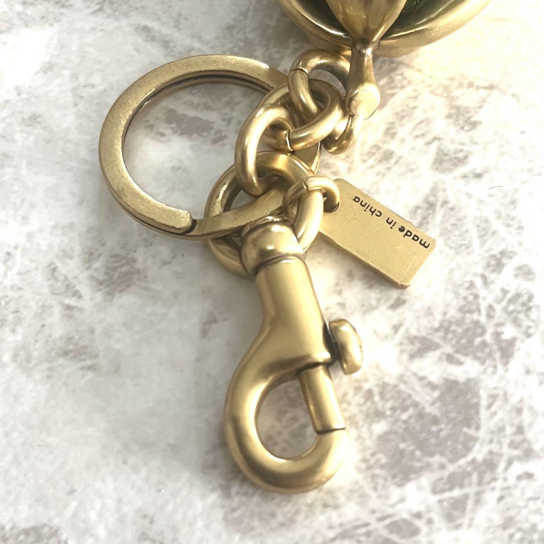 希少☆美品✨コーチ ラフランス キーホルダー キーリング 洋梨 バッグ