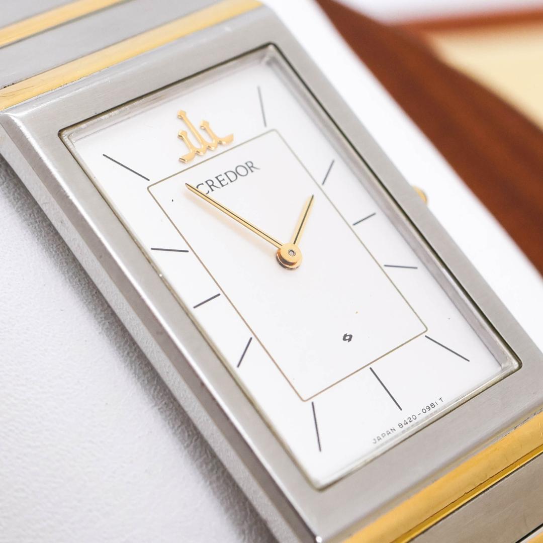 稼働 SEIKO CREDOR 腕時計 22KT クラシカル メンズ 3046 - メルカリ