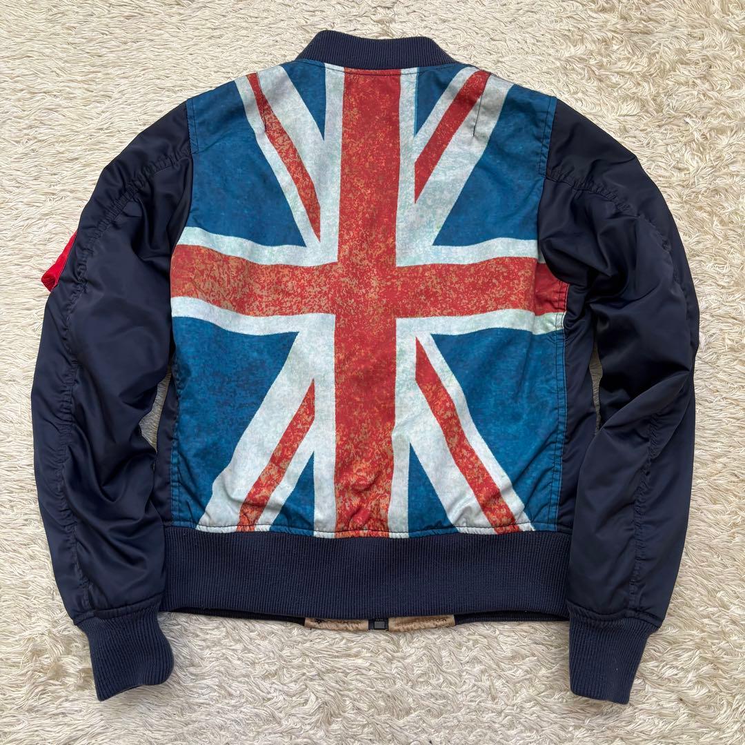 限定　AVIREX 35周年限定モデル　MA-1 ユニオンジャックリバーシブル Yahoo!オークション -「avirex 35周年」の落札相場・落札価格