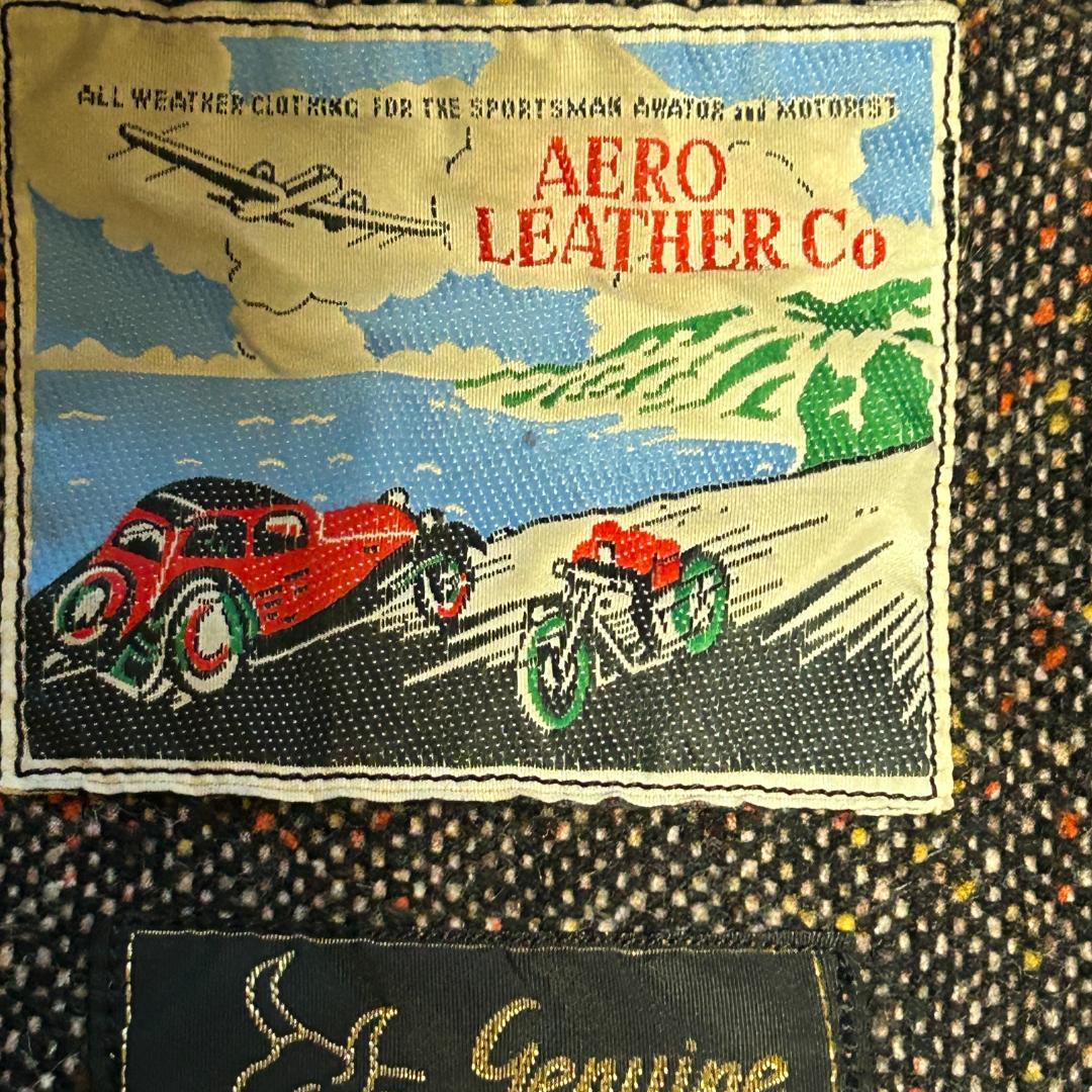 希少80s エアロレザー ハイウェイマン ステアハイド ライダース 牛革