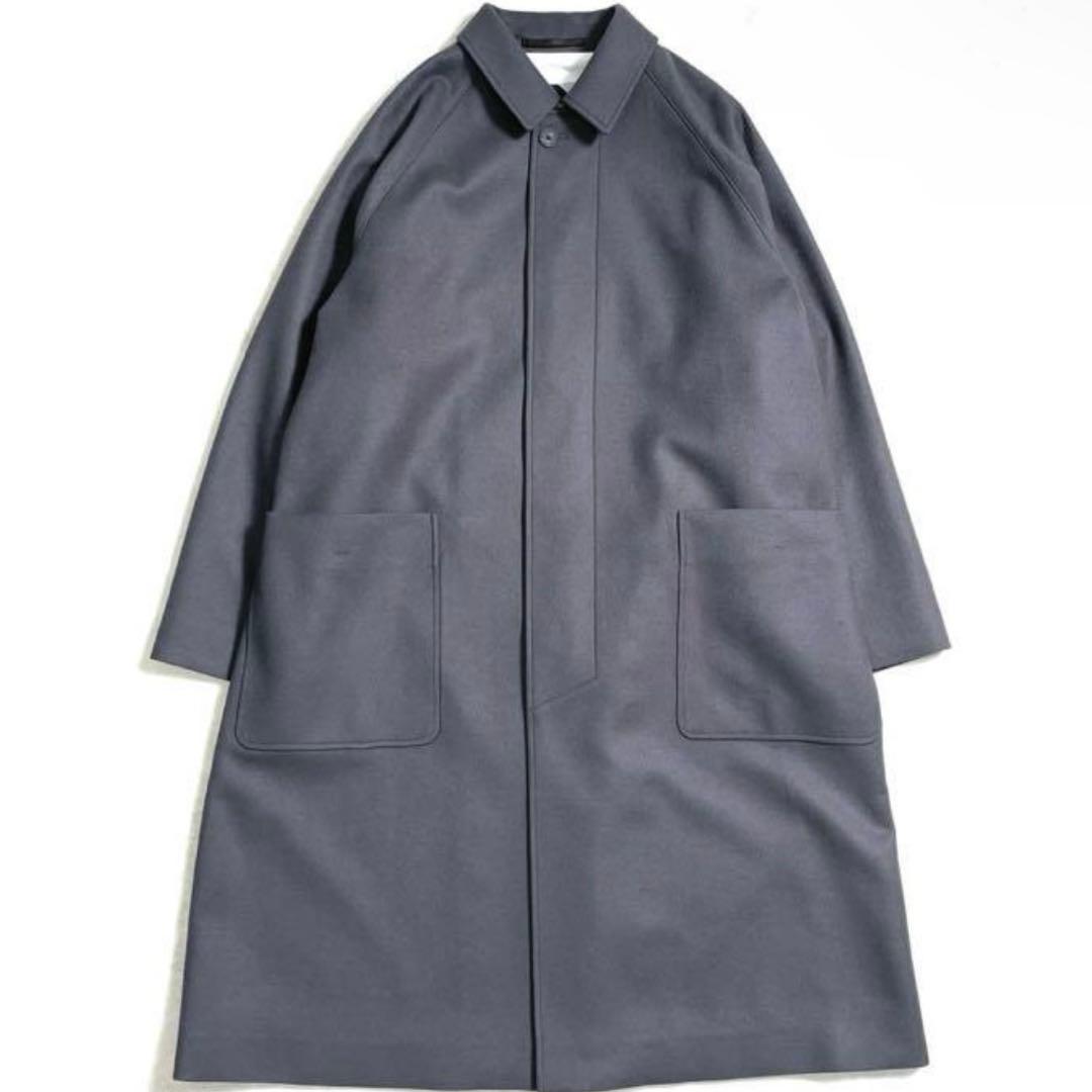 ジャケット・アウター ATON DOUBLE SAXONY BALMACAAN COAT ATON（エイトン） コート ジャケット SUPER 160S DOUBLE SAXONY